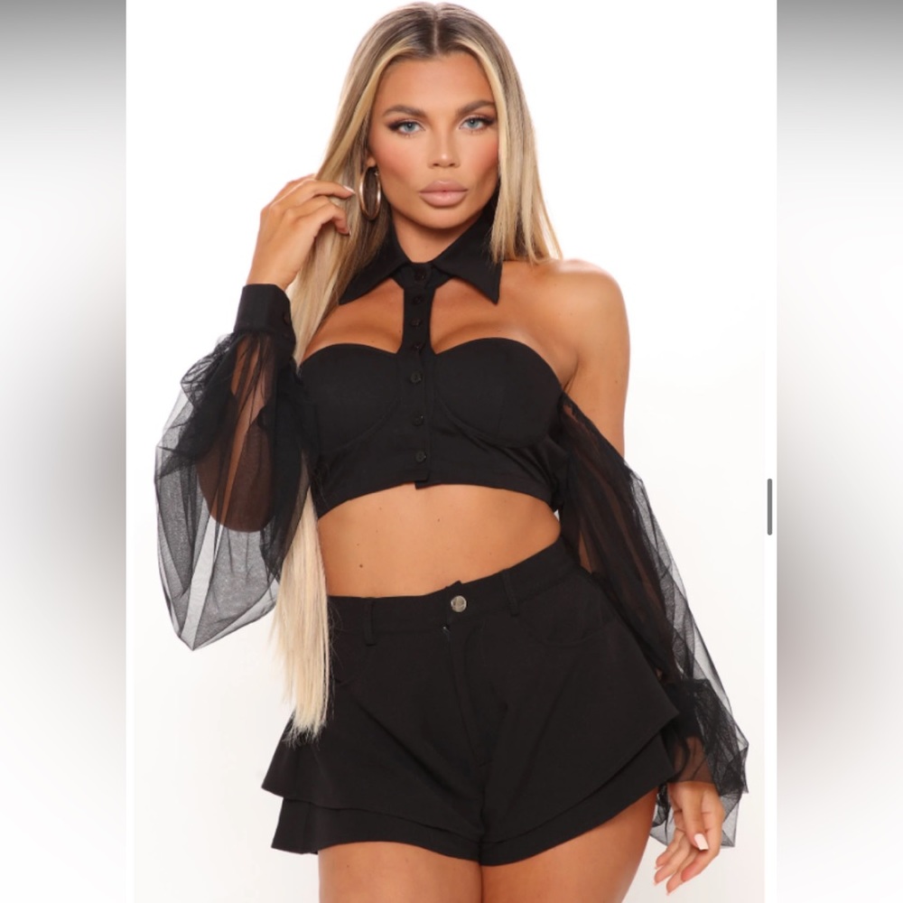 Sexy Sheer Crop Top